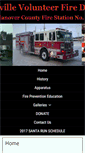 Mobile Screenshot of mechanicsvillefire.org